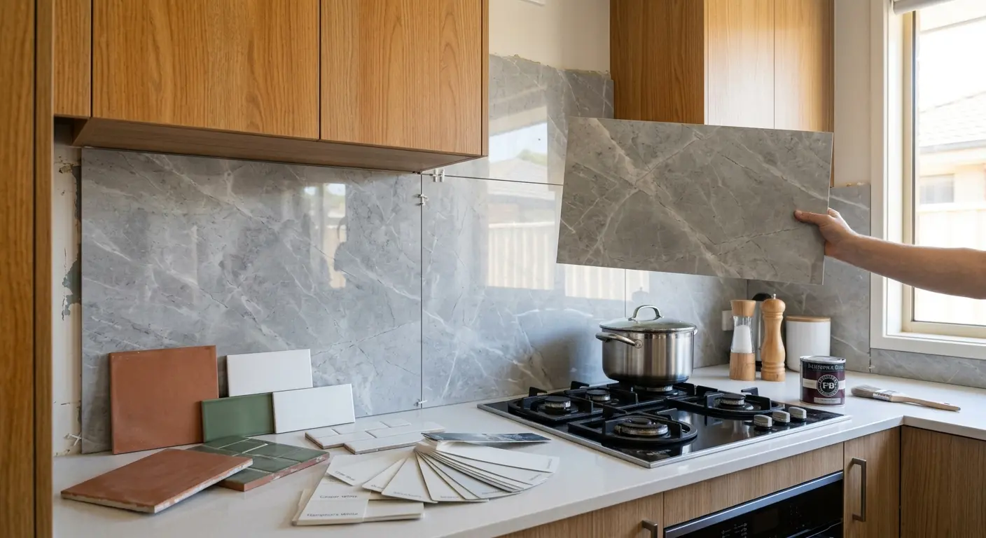 How to Match Tile Colors with Your Cabinet Finish