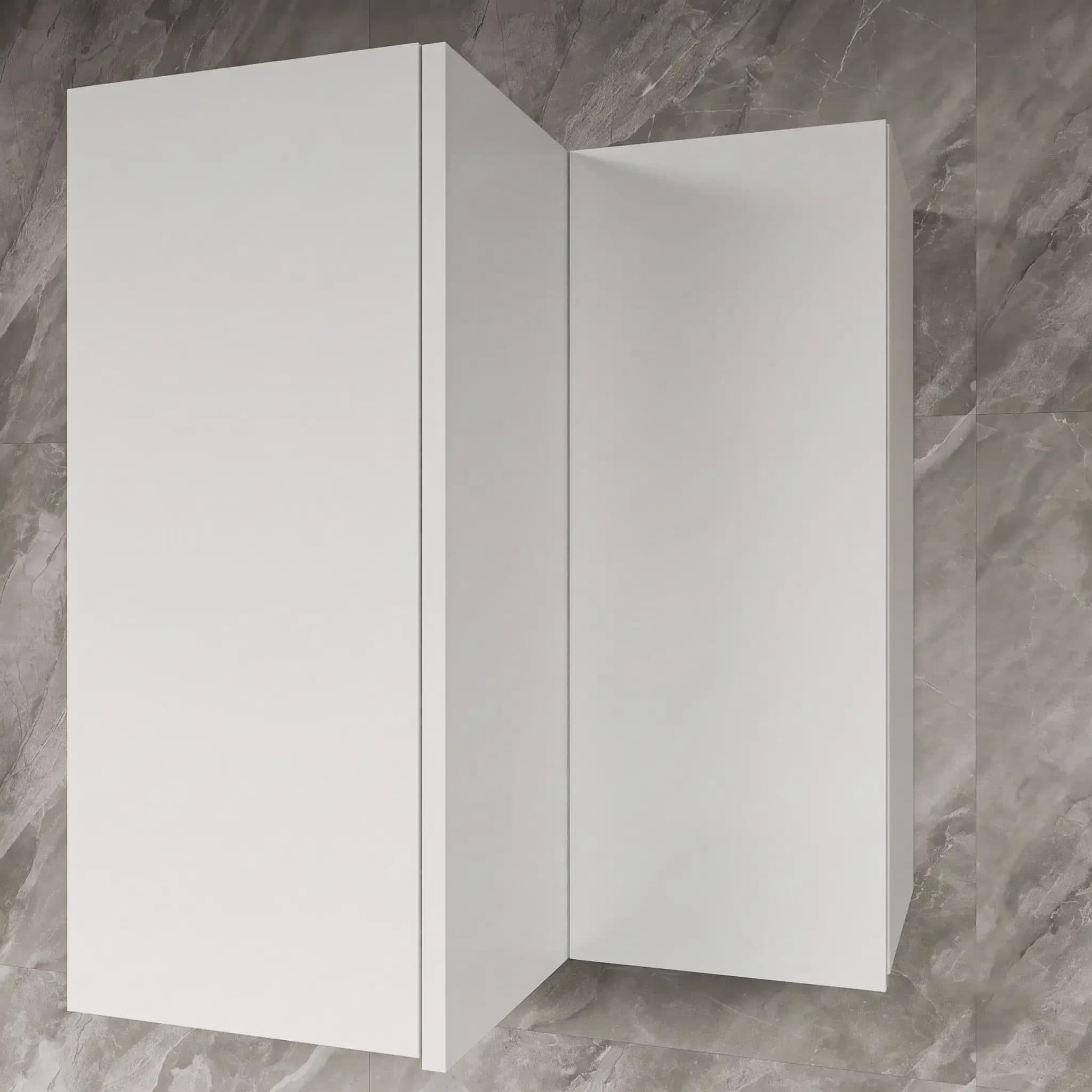 Corner wall cabinet